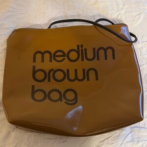 Bloomingdale's Zip Top Medium Brown Bag